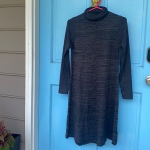 Apt. 9 Sweater Dress Turtleneck Knit Gray size S